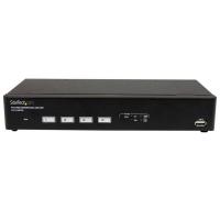 StarTech.com Extensor Alargador USB 2.0 de 4 Puertos por Cable Cat5 o Cat6 - Extensor Compacto USB 2.0 por Ethernet - Hasta 40 Metros - Hub Ladrón USB 2.0 Remoto