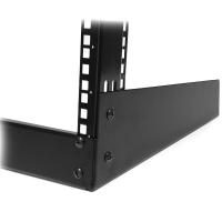 StarTech.com Rack Armario Bastidor Abierto de Escritorio Desktop Sobremesa de 2 Columnas 12U 0,5m Negro