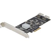 StarTech.com Tarjeta PCIe de 8 Puertos SATA - Tarjeta Adaptadora de Expansión PCI Express SATA con 4 Controladores de Host - Tarjeta Controladora PCIe SATA - SATA III