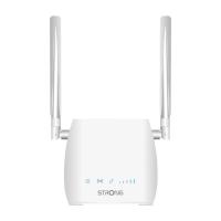 Strong 300M router inalámbrico Ethernet rápido Banda única (2,4 GHz) 4G Blanco