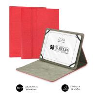 SUBBLIM Funda Tablet Clever Stand Tablet Case 10,1'' Red