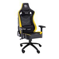 TALIUS silla Vulture gaming negra/amarilla butterfly, base nylon, ruedas nylon