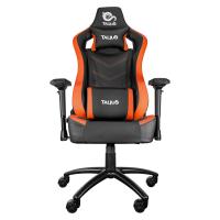 TALIUS silla Vulture gaming negra/naranja butterfly, base nylon, ruedas nylon