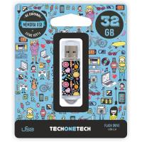 TECH1TECH TEC4001-32 unidad flash USB 32 GB USB tipo A 2.0 Multicolor