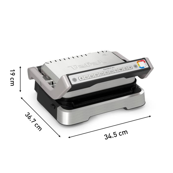 Tefal OptiGrill 2in1 GC773D10 parrilla eléctrica de contacto — imagen 9 de 18