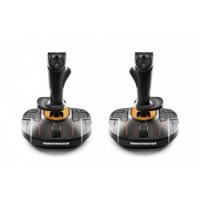 Thrustmaster T.16000M FCS SPACE SIM DUO Palanca de mando PC Negro, Naranja