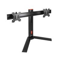 TooQ DB1402TN-B soporte para monitor 68,6 cm (27'') Escritorio Negro, Rojo