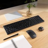 TooQ Teclado + Ratón slim inalámbricos, Negro, ver imagen 8 de 10