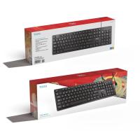TooQ Teclado silencioso USB, 105 teclas, Negro, ver imagen 10 de 10