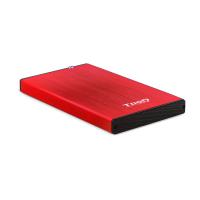 TooQ TQE-2527R caja para disco duro externo Caja de disco duro (HDD) Negro, Rojo 2.5''