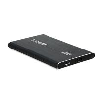 TooQ TQE-2529B caja para disco duro externo Carcasa de disco duro/SSD Negro 2.5''