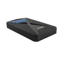 TooQ TQE-2550BL caja para disco duro externo Carcasa de disco duro/SSD Negro 2.5''