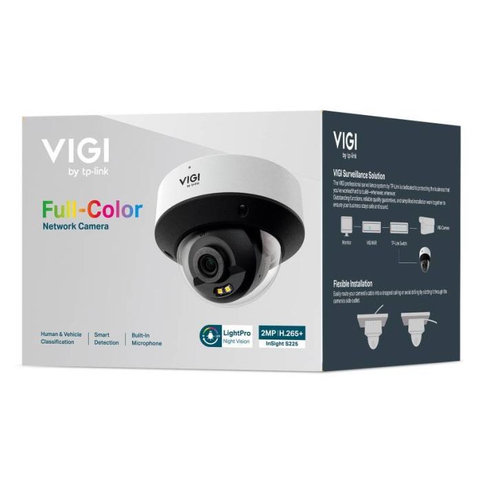 TP-Link INSIGHT S225 2.8MM cámara de vigilancia Bala (forma) Cámara de seguridad IP Exterior 1920 x 1080 Pixeles Techo — imagen 4 de 8