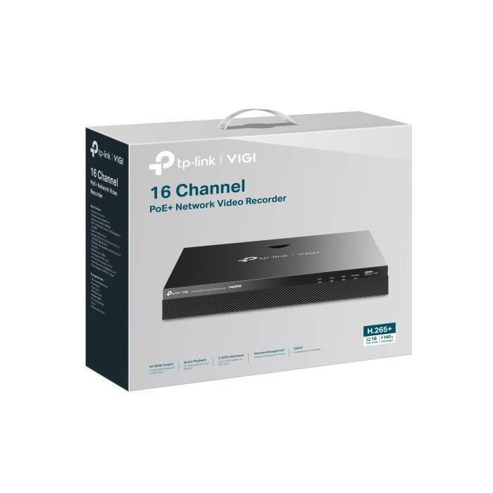 TP-Link VIGI VIGINVR2016H-16MP4TB Negro — imagen 5 de 5