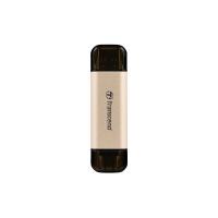 Transcend JetFlash 930C unidad flash USB 128 GB USB Type-A / USB Type-C 3.2 Gen 1 (3.1 Gen 1) Oro