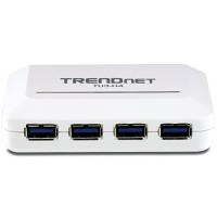 Trendnet TU3-H4 hub de interfaz 5000 Mbit/s Blanco