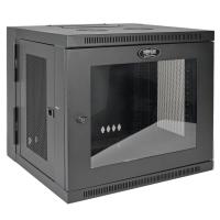Tripp Lite SRW10USG Gabinete Smartrack 10U de Bajo Perfil con Ajuste de Profundidad del Interruptor para Instalación en Pared con Ventana de Acrílico Transparente Y Parte Posterior Abisagrada