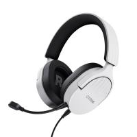 Trust GXT 489W FAYZO Auriculares Alámbrico Diadema Juego Negro, Blanco