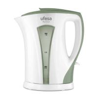 Ufesa Nyassa 1.7L tetera eléctrica 1,7 L 2200 W Verde, Blanco