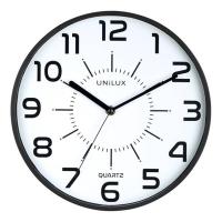 Unilux POP Reloj de cuarzo Alrededor Negro
