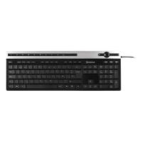 UNYKAch A 2930 teclado Hogar USB QWERTY Negro, Plata