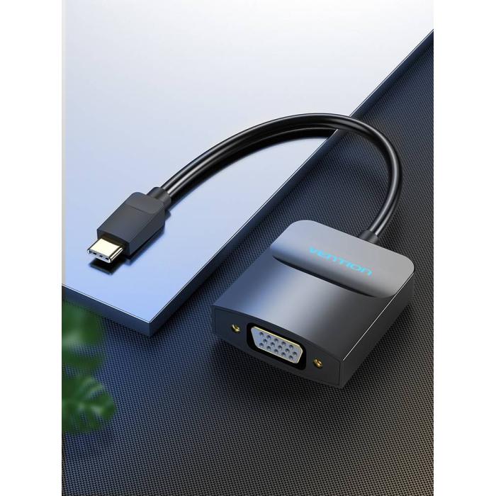 Vention Adaptador USB Tipo-C TDDBB/ USB Tipo-C Macho - VGA Hembra — imagen 2 de 2