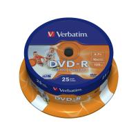 Verbatim 43538 DVD en blanco 4,7 GB DVD-R 25 pieza(s)