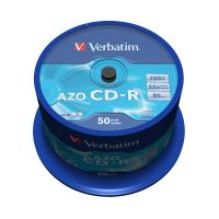 Verbatim CD-R AZO Crystal 700 MB 52x 50 pieza(s)