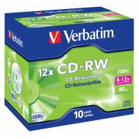 Verbatim CD-RW 12x 700 MB 10 pieza(s)
