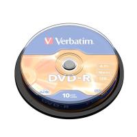 Verbatim DVD-R Matt Silver 4,7 GB 10 pieza(s)