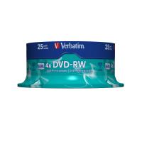 Verbatim DVD-RW Matt Silver 4,7 GB 25 pieza(s)