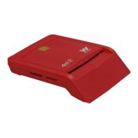 Woxter PE26-148 lector de tarjeta inteligente Interior USB USB 2.0 Rojo