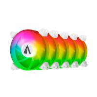 ABYSM Arc Light ARGB 120mm Kit 5 Boitier PC Ventilateur 12 cm Blanc 5 pièce(s)