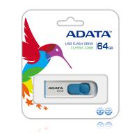 ADATA 64GB C008 lecteur USB flash 64 Go USB Type-A 2.0 Bleu, Blanc