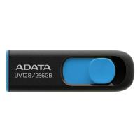 ADATA UV128 lecteur USB flash 256 Go USB Type-A 3.2 Gen 1 (3.1 Gen 1) Noir, Bleu
