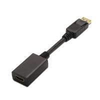 AISENS A125-0134 câble vidéo et adaptateur 0,15 m DisplayPort HDMI Noir
