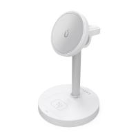 AISENS ASCH-15W3WC065-W chargeur d'appareils mobiles Casques, Smartphone, Smartwatch Blanc USB Recharge sans fil Intérieure