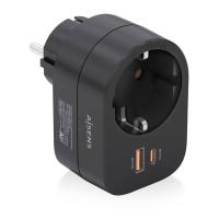 AISENS ASPS-1A1C07-BK chargeur d'appareils mobiles Universel Noir Secteur Charge rapide Intérieure
