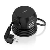 AISENS ASPS-2A2C05-BK multiprise 1,4 m 3 sortie(s) CA Intérieure Noir