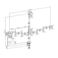 AISENS DT27TSR-379 support pour téléviseur 68,6 cm (27'') Noir, voir l’image 7 sur 14
