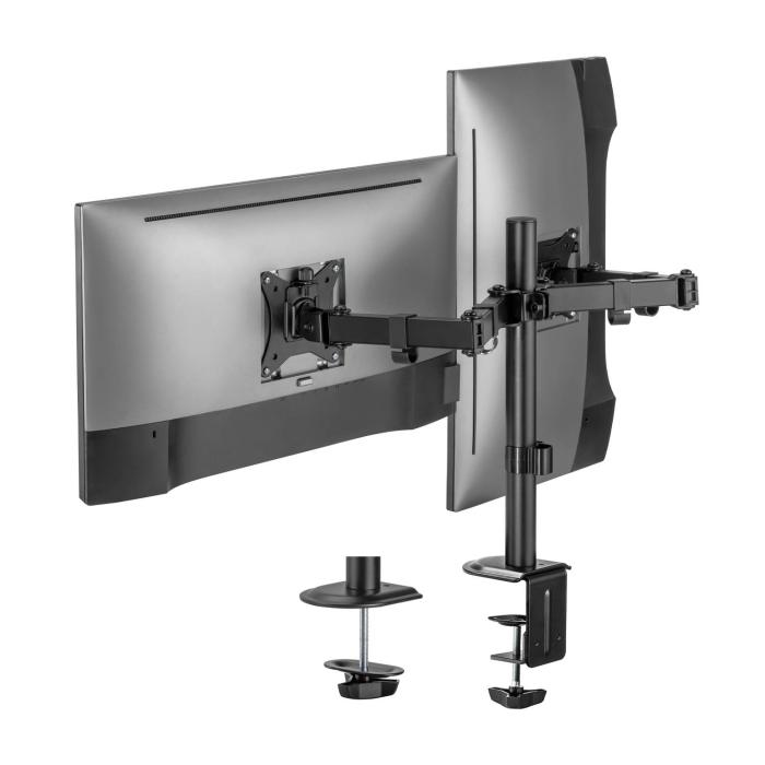 AISENS DT32TSR-149 support d'écran plat pour bureau 81,3 cm (32'') Noir — image 3 sur 8