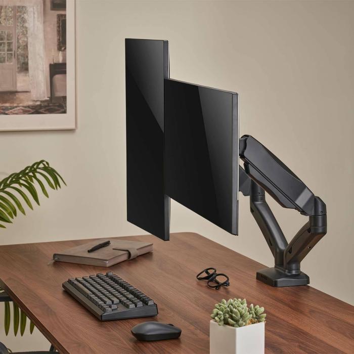 AISENS DT32TSR-221 support d'écran plat pour bureau 81,3 cm (32'') Noir — image 5 sur 6