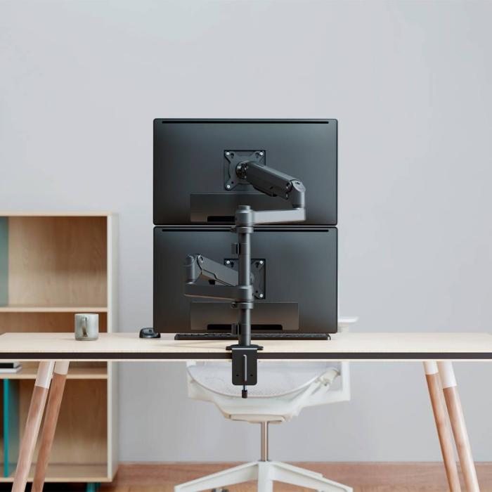 AISENS DT32TSR-453 support d'écran plat pour bureau 81,3 cm (32'') Noir — image 12 sur 14