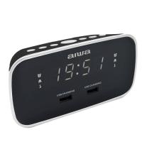 Aiwa CRU-19BK réveille-matin Réveil numérique Noir