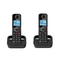 Alcatel F860 DUO EU Téléphone DECT Identification de l'appelant Noir