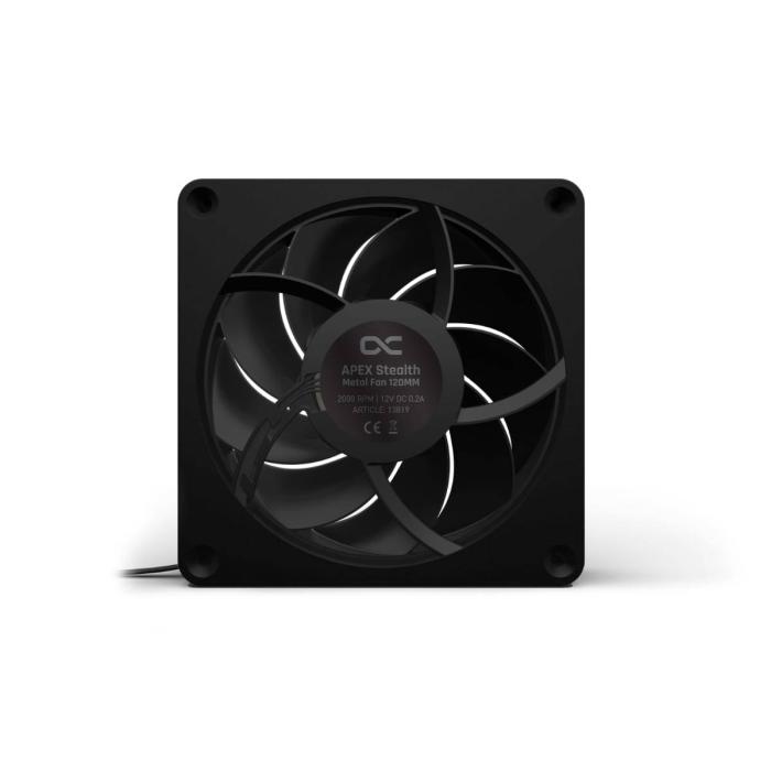 Alphacool Apex Stealth Metall Boitier PC Ventilateur 12 cm Noir 1 pièce(s) — image 3 sur 12