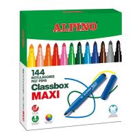 Alpino AR000109 stylo-feutre Fin Multicolore 144 pièce(s)