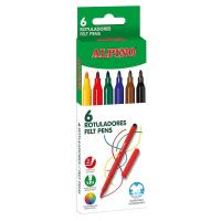 Alpino AR001001 stylo-feutre Fin Multicolore 6 pièce(s)