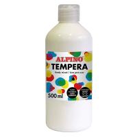 Alpino DM010170 peintures en détrempe 500 ml Bouteille Blanc