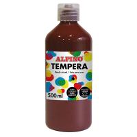 Alpino DM010177 peintures en détrempe 500 ml Bouteille Marron